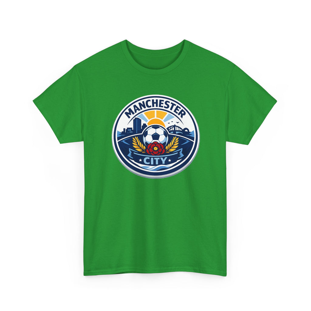 Manchester City Unofficial Soccer Logo T-Shirt — Football Fan Tee