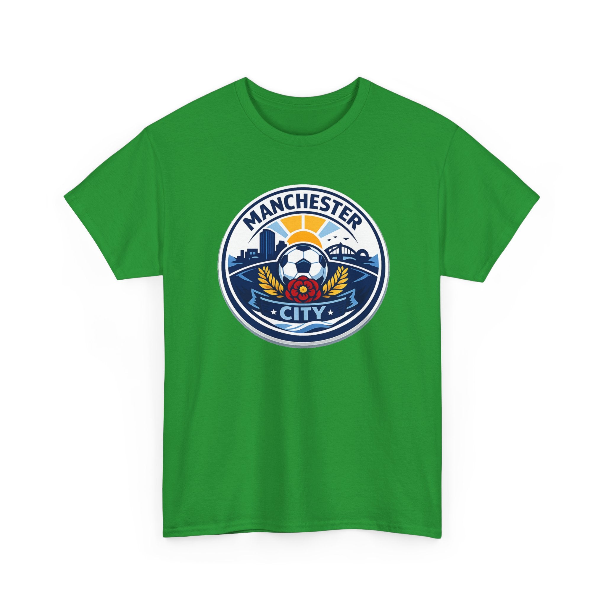 Manchester City Unofficial Soccer Logo T-Shirt — Football Fan Tee