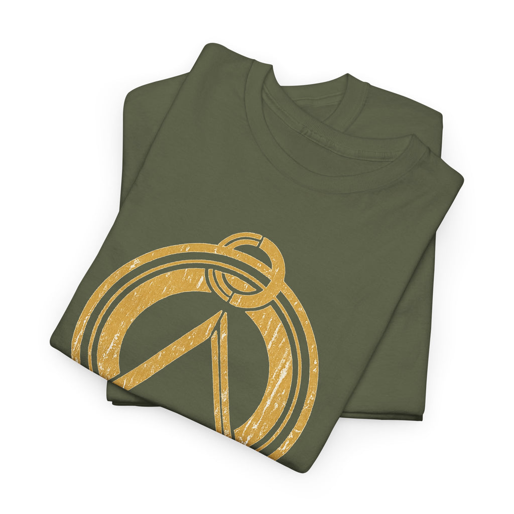 There Is No Place Like Home Graphic Tee — Vintage Gold Sigil T‑Shirt