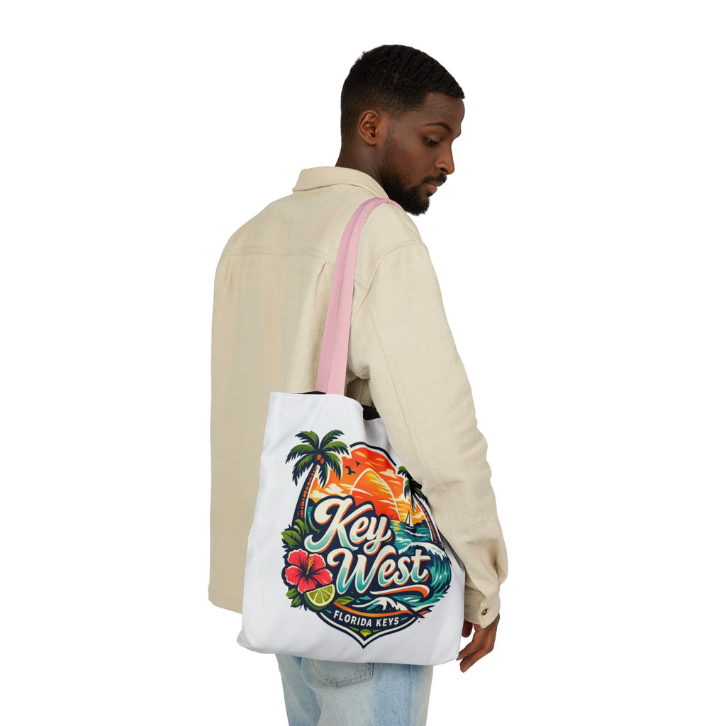 Key West Sunset Canvas Tote