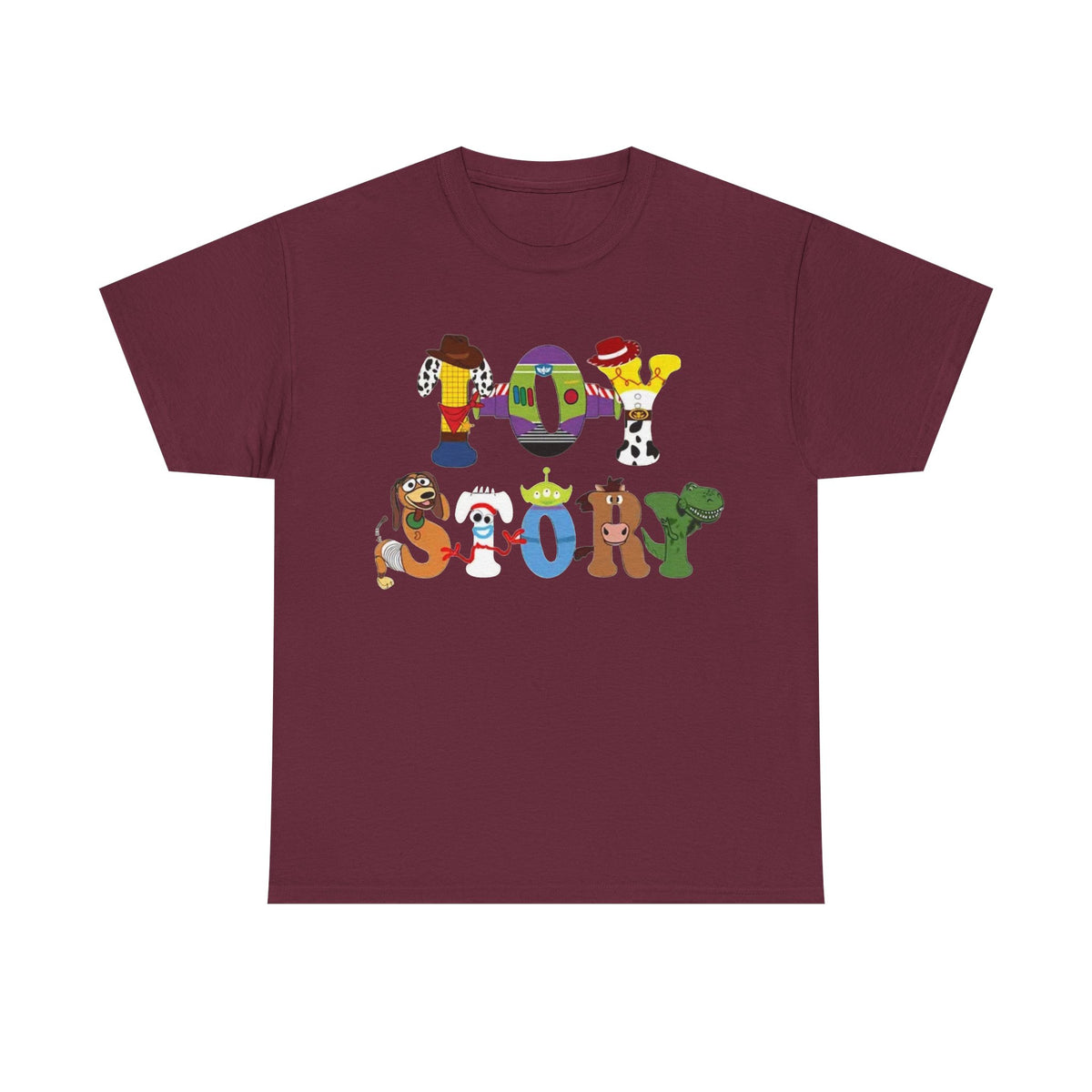 Toy Story Character Name Tee — "Toy Story" Graphic T-Shirt