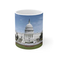 US Capitol Building Ceramic Coffee Mug — Washington D.C. Landmark Photo, 11oz & 15oz