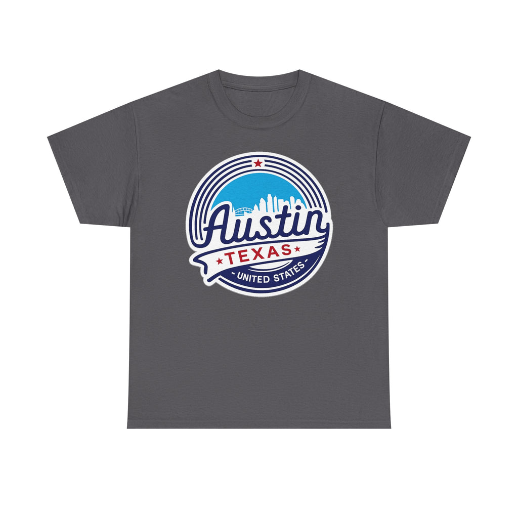 Austin Texas Retro Skyline T-Shirt — Vintage City Pride Tee