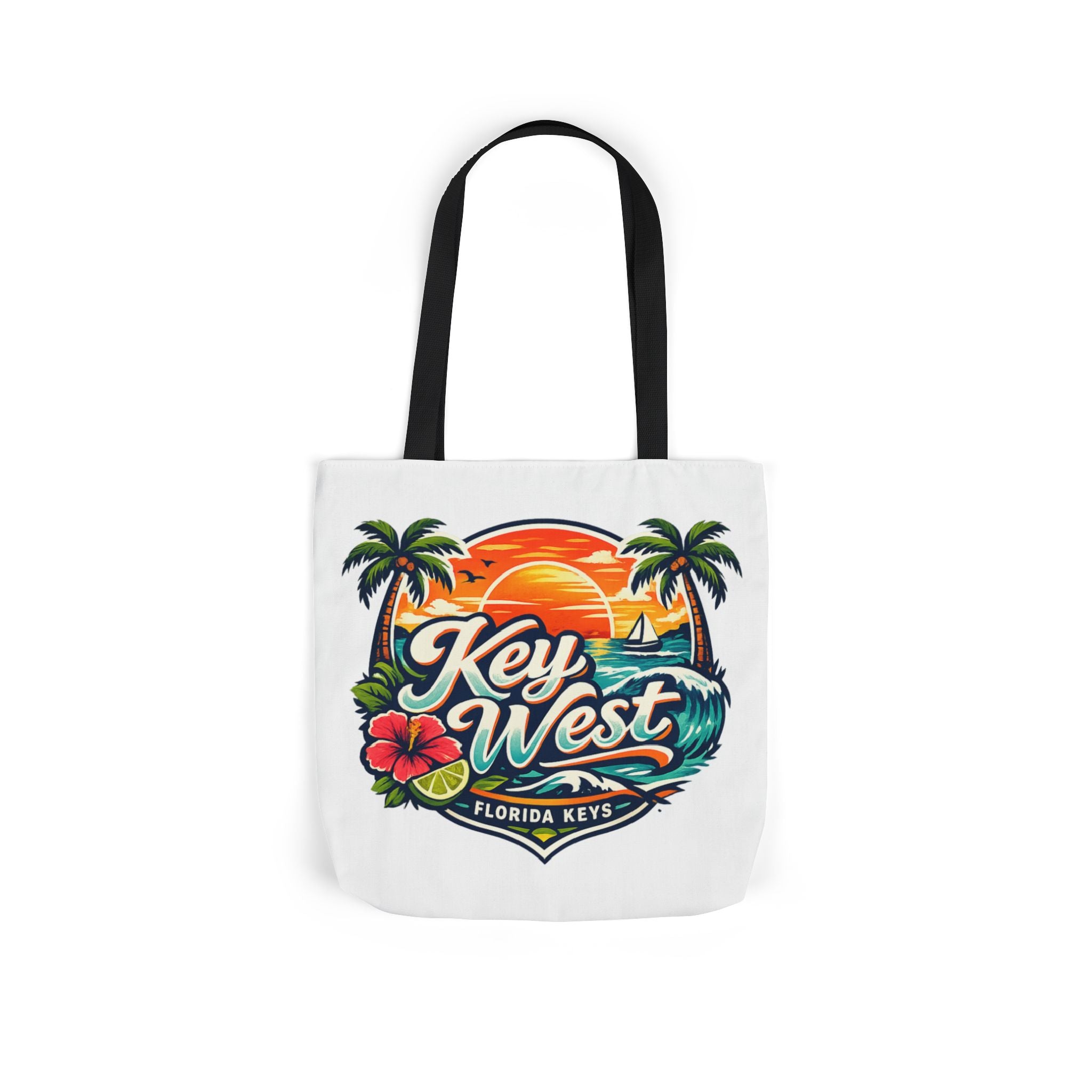 Key West Sunset Canvas Tote