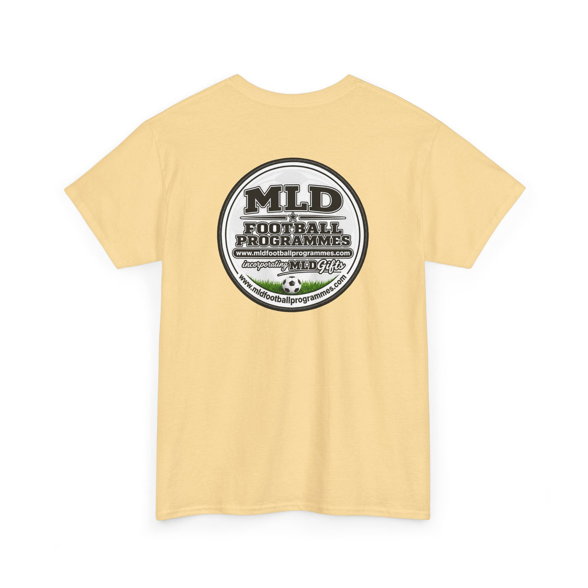 MLD Football Programmes Vintage Logo Cotton T-Shirt