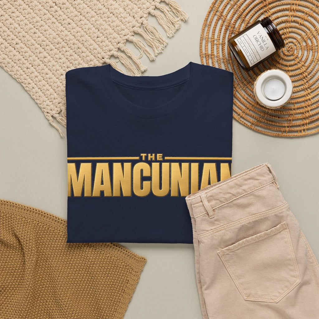 Mancunian Gold Logo Cotton T‑Shirt