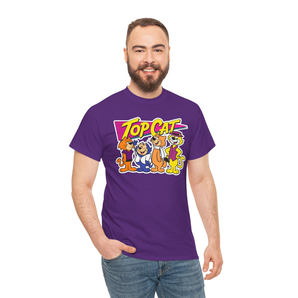 Top Cat Retro Cartoon Cotton T-Shirt / Tee