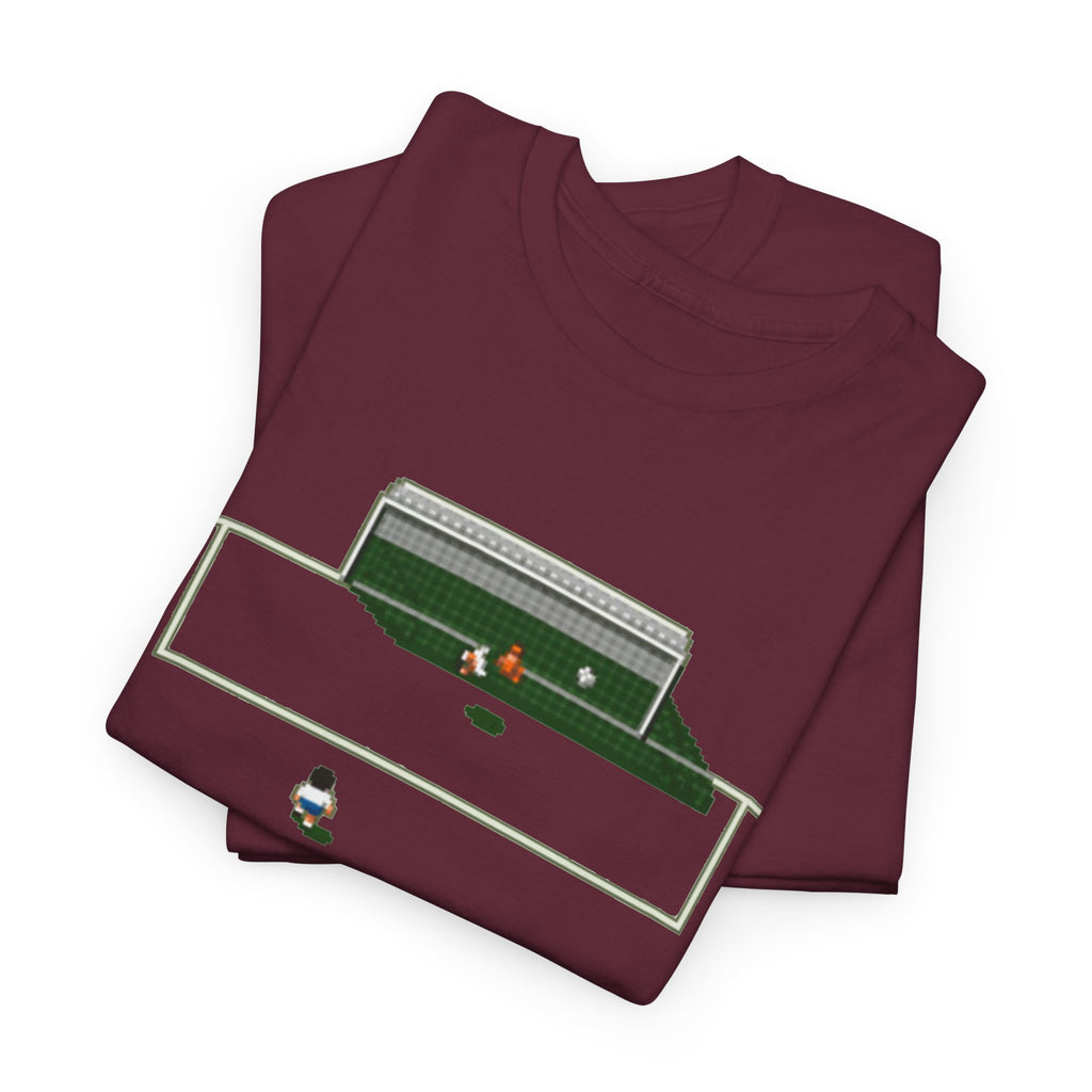 Sensible Soccer Inspired Cotton T‑Shirt — Retro Mini Game Design