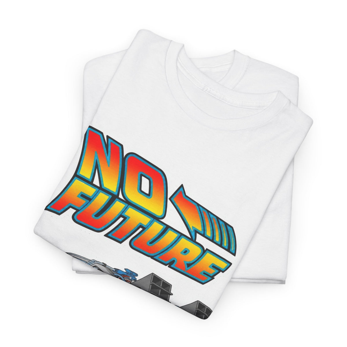 No Future DeLorean Cotton T-Shirt