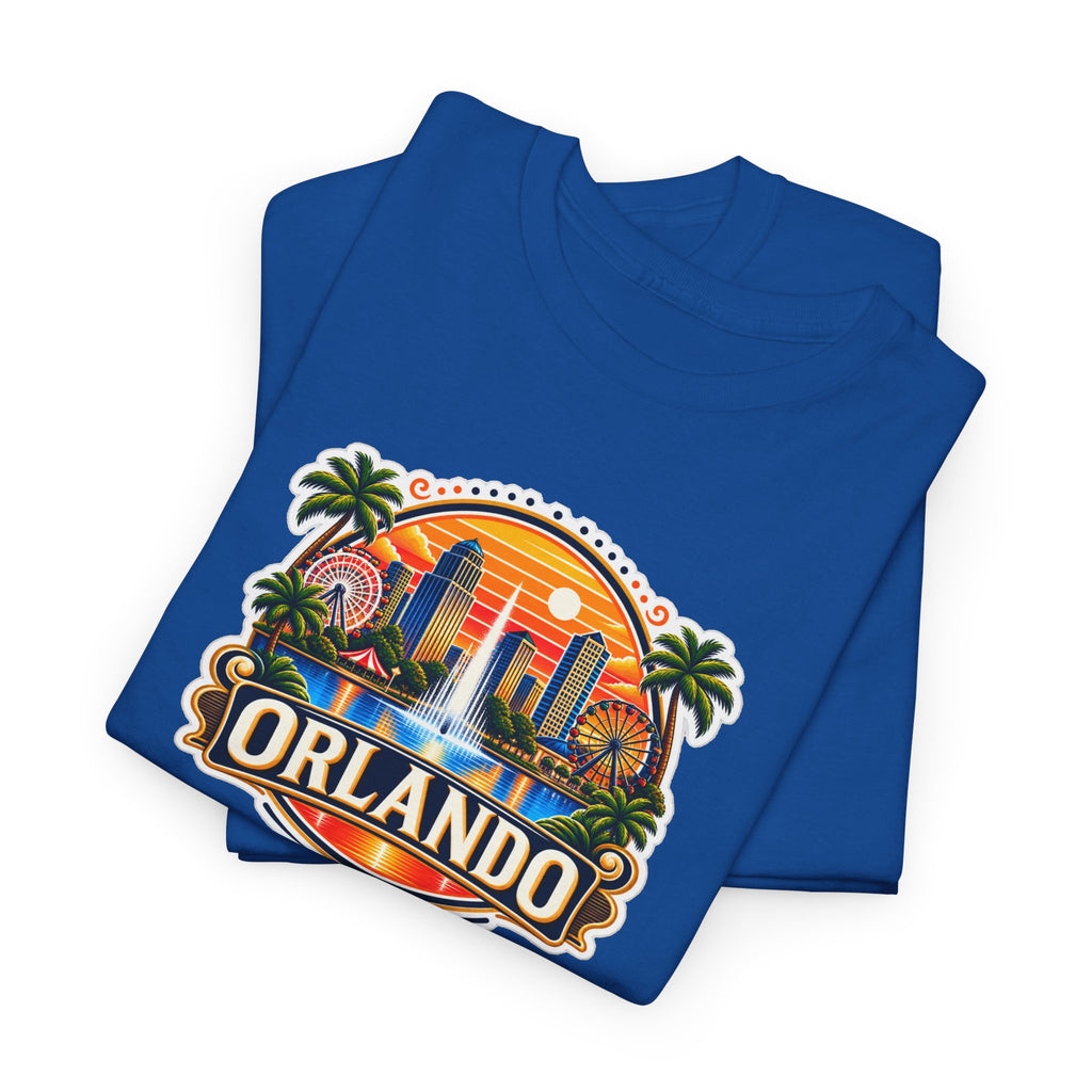 Orlando Sunset Logo Cotton T-Shirt