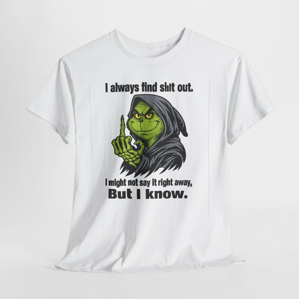 Reaper Witch Graphic Tee — "I Always Find Shit Out. I Might Not Say It Right Away, But I Know."