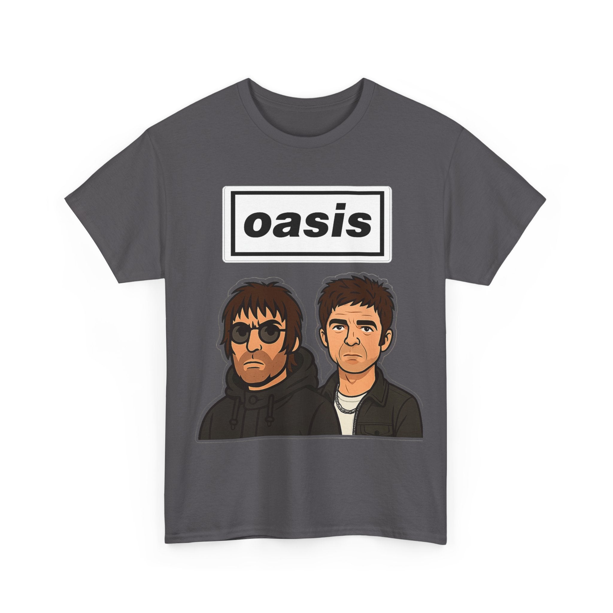 Oasis Inspired Unofficial Band Logo Tee — 'oasis' Graphic T-Shirt