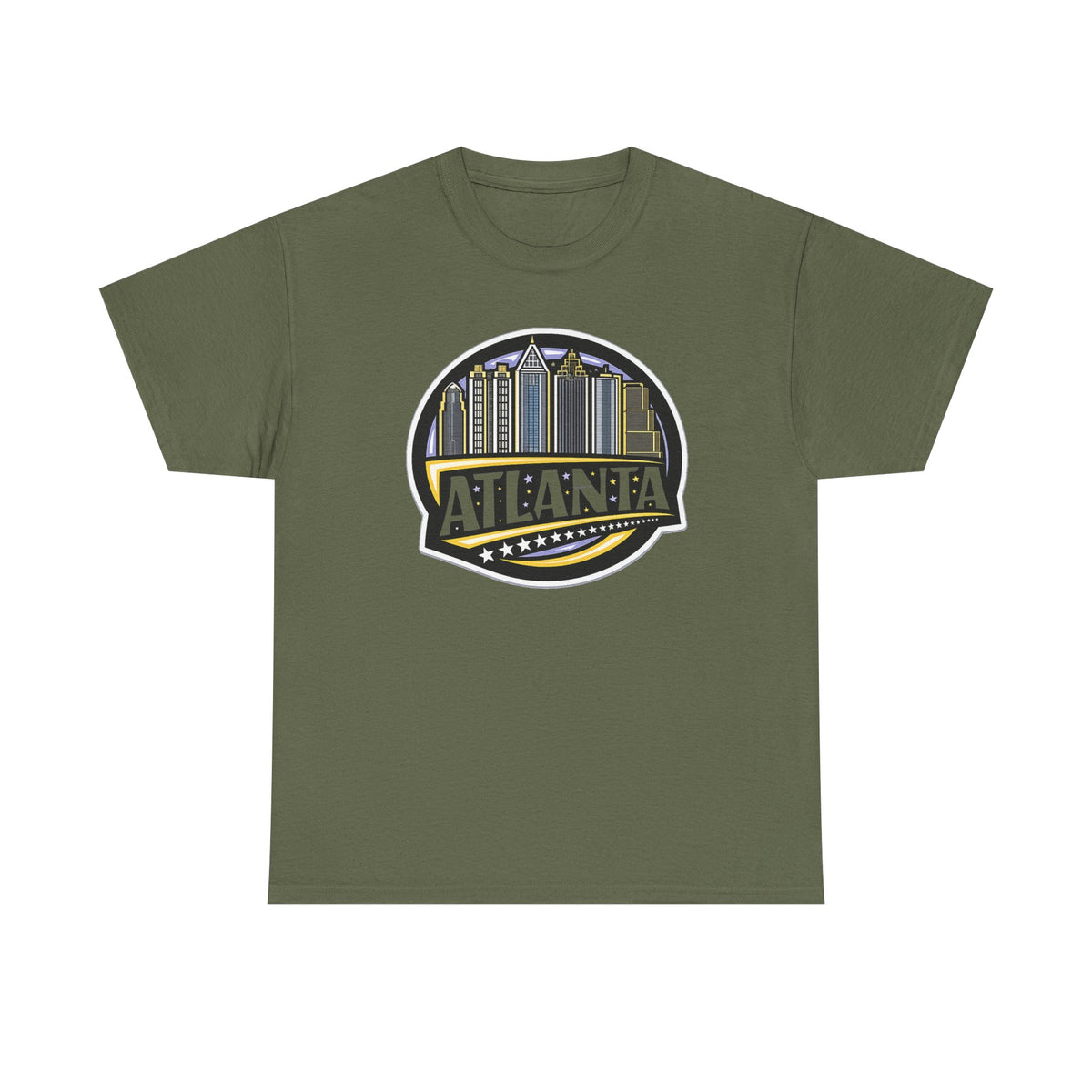 Atlanta Skyline Tee — Vintage City Badge Graphic T-Shirt