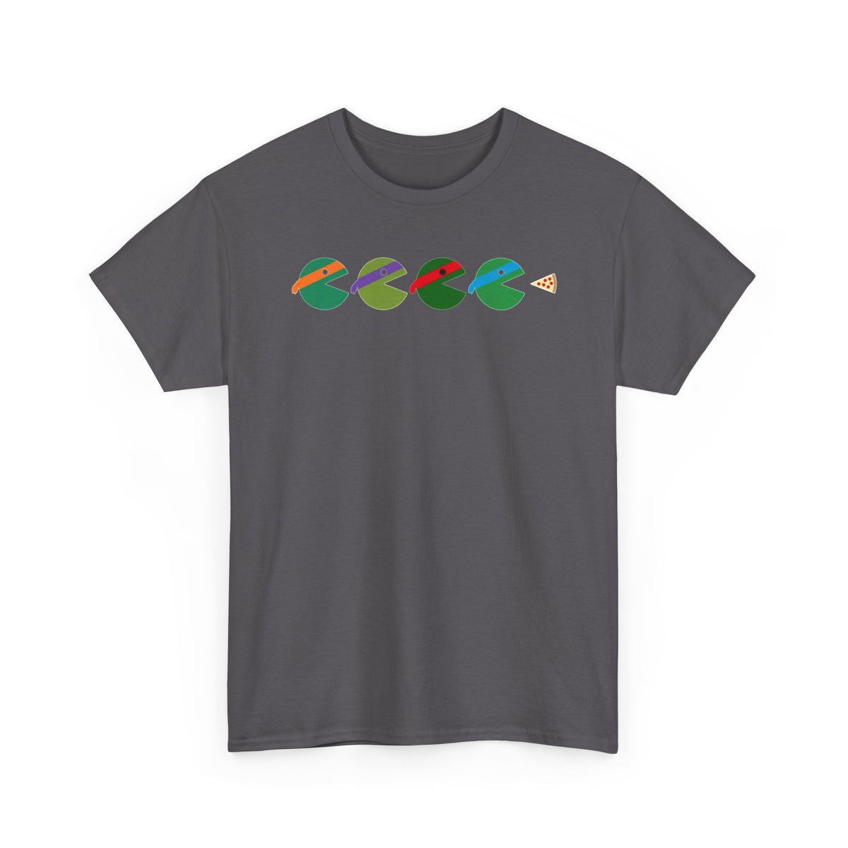 TMNT Retro Pizza Pac-Man Tee — Colorful Arcade-Inspired Graphic T-Shirt