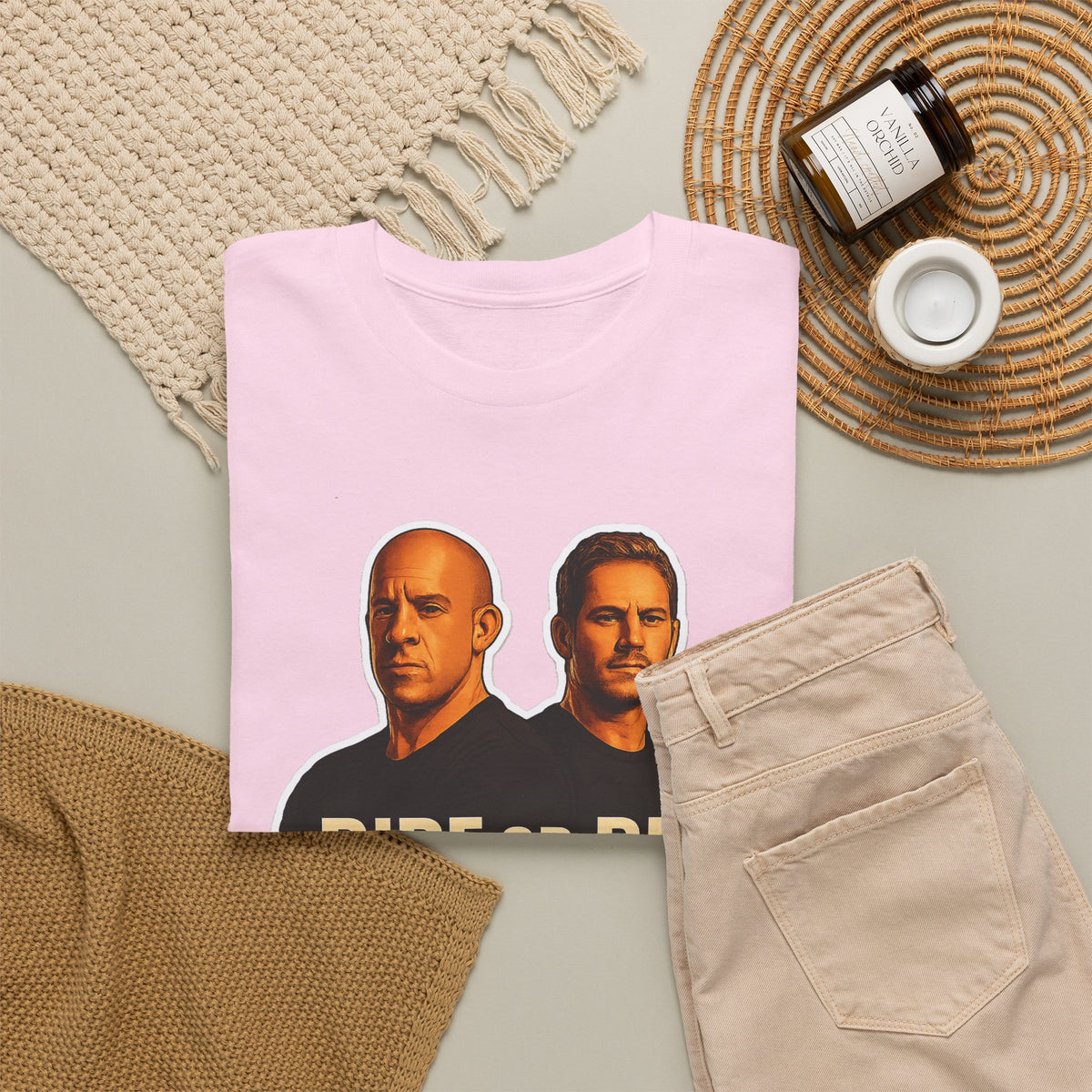 Ride or Die Street Racing Graphic Cotton Tee