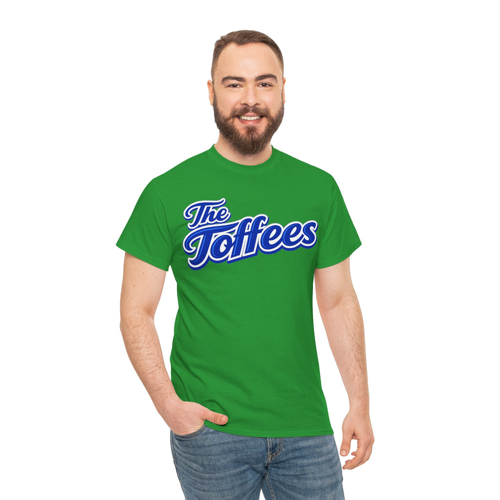 The Toffees Script Tee — Vintage Blue Logo T-Shirt