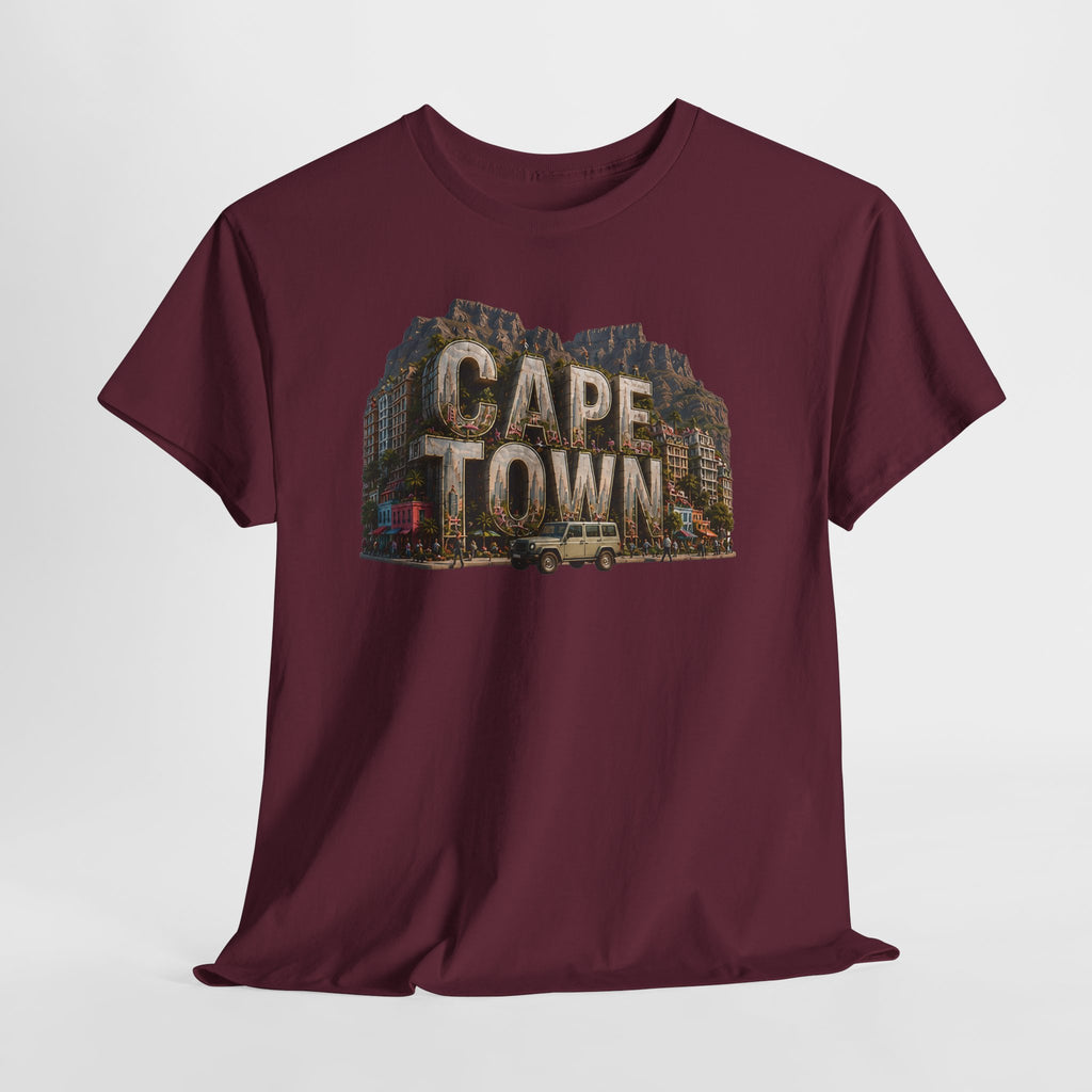 Cape Town Vintage Photo Tee — South Africa Travel Souvenir T-Shirt