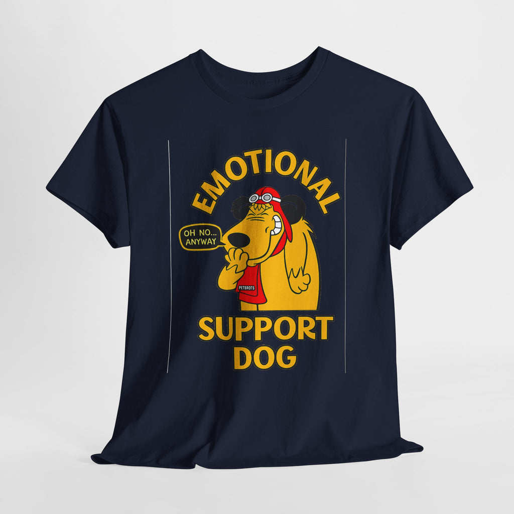 Emotional Support Dog T-Shirt — Cute Cartoon Comfort Pup Tee