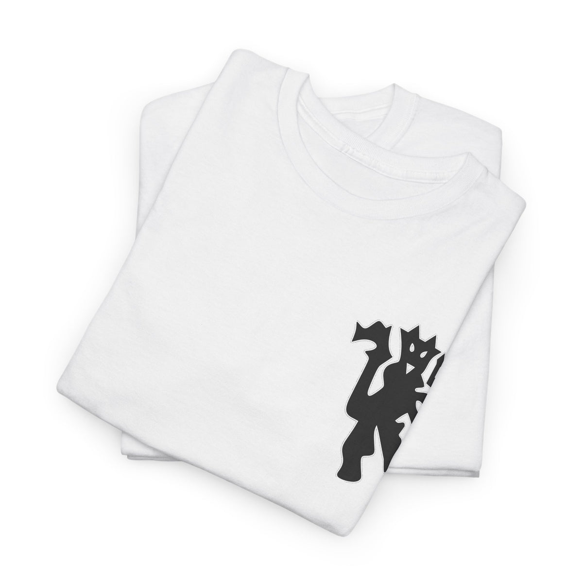 Manchester United Devil Cotton T-Shirt – Retro Trident Football Crest Tee