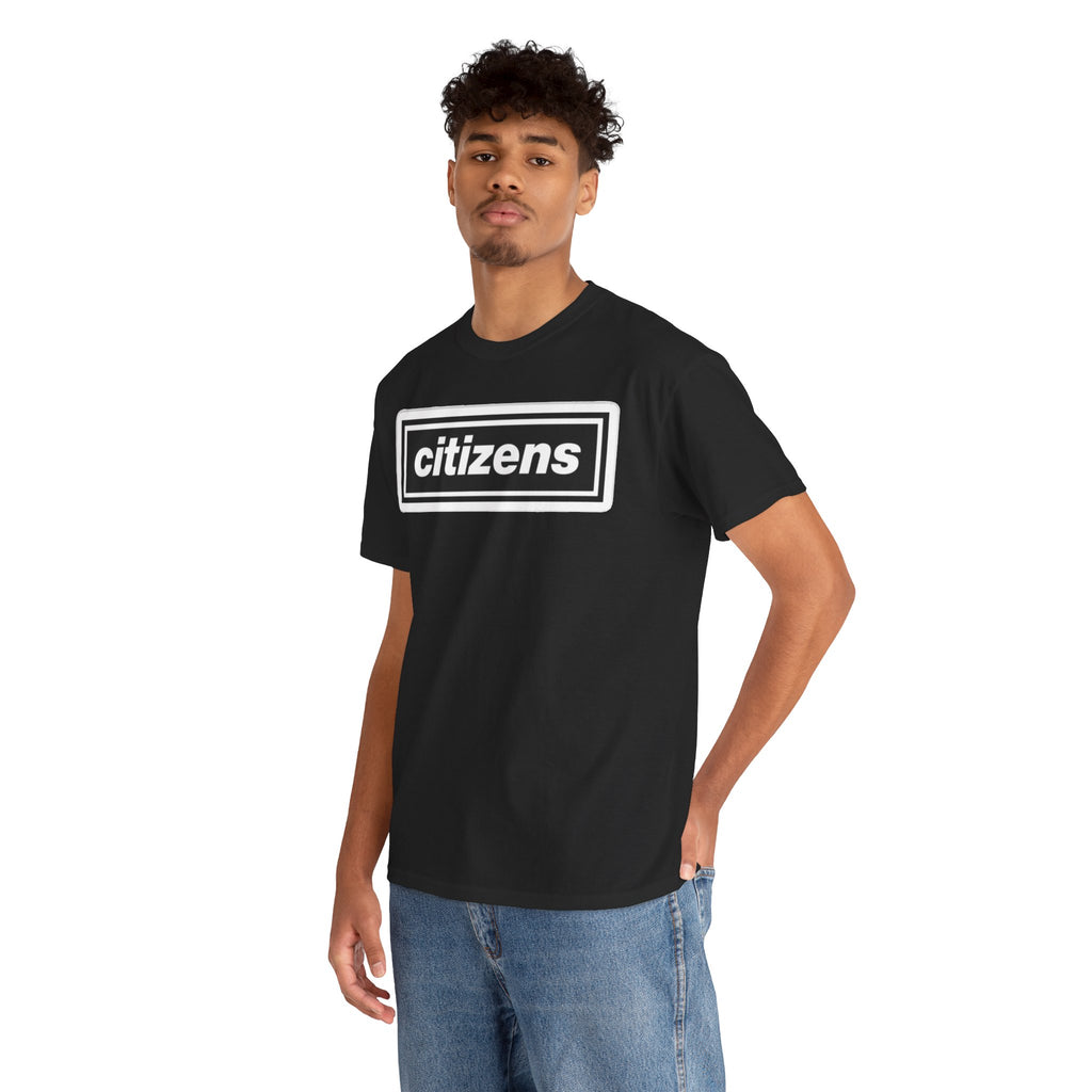 Citizens Manchester City Logo T-Shirt — Minimal Retro Box-Logo Tee
