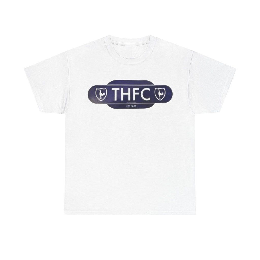 Tottenham Hotspur Railway Sign Tee — Tottenham Football Club Fan Shirt