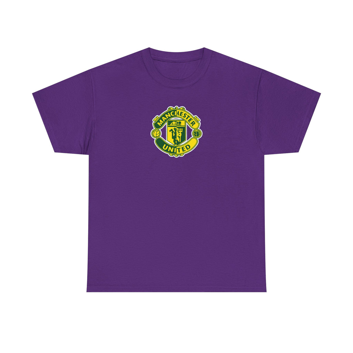 Manchester United Retro Crest Cotton T-Shirt