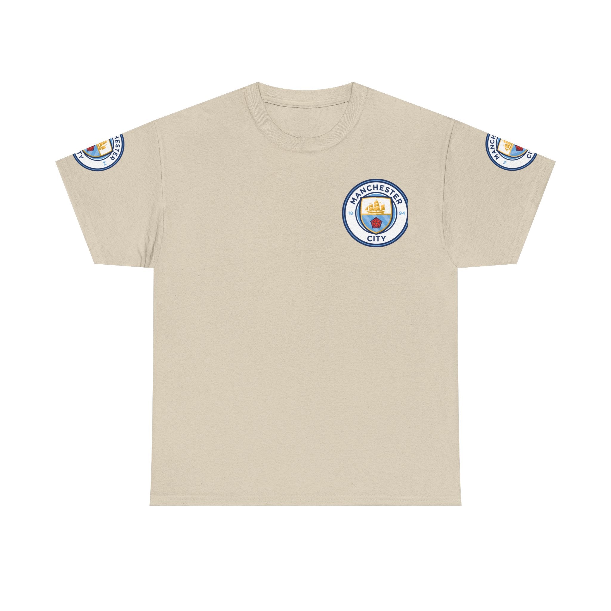 Manchester City Crest T-Shirt — Football Club Logo Tee