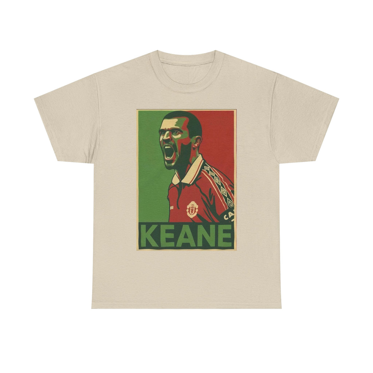 Roy Keane Manchester United Legend Retro Football Tee