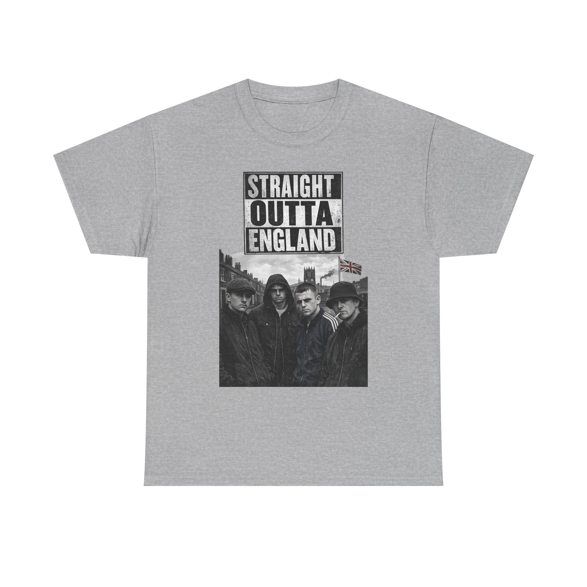 Straight Outta England T-Shirt — Retro Band Photo Tee