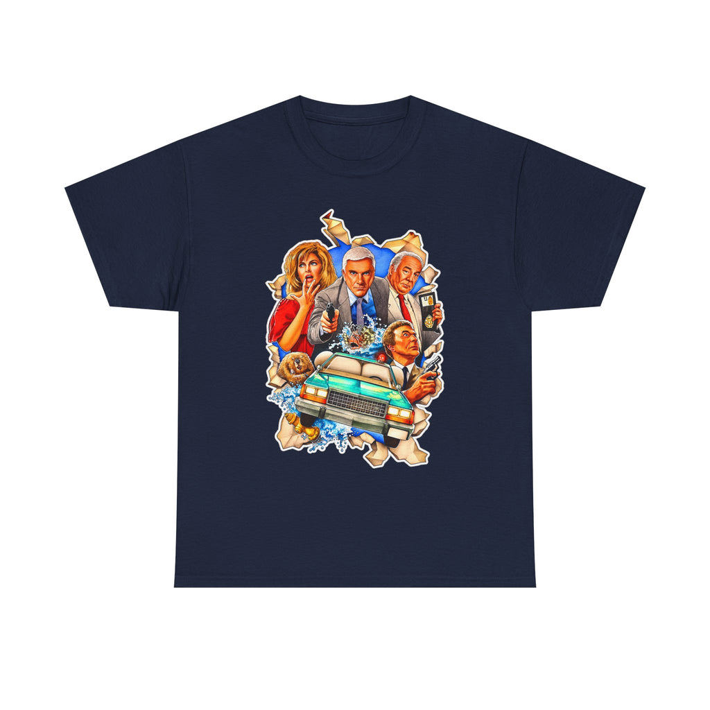 The Naked Gun / Police Squad Crime Comedy Movie Poster Cotton T-Shirt