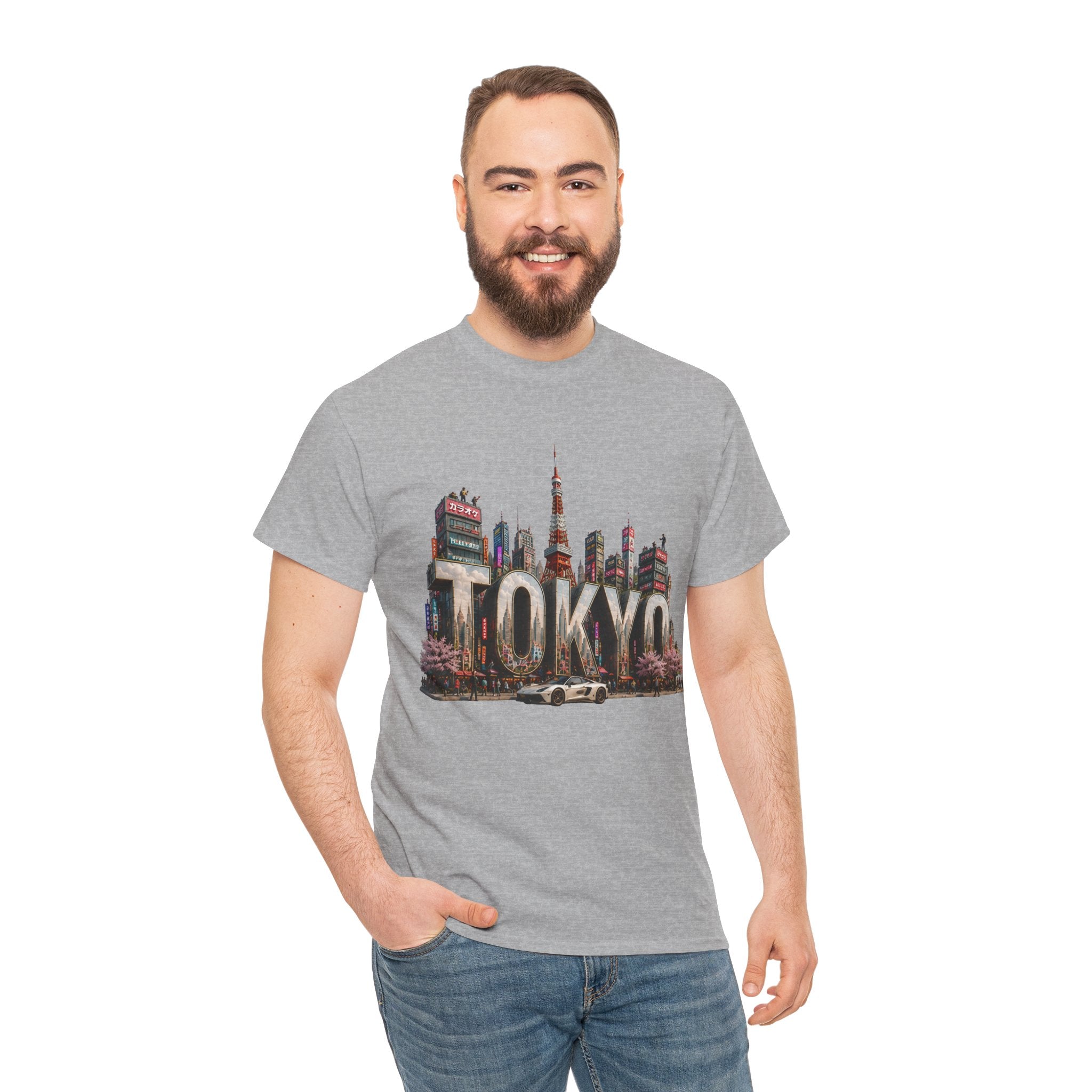 Tokyo Skyline T-Shirt — Vintage Cityscape Graphic Tee