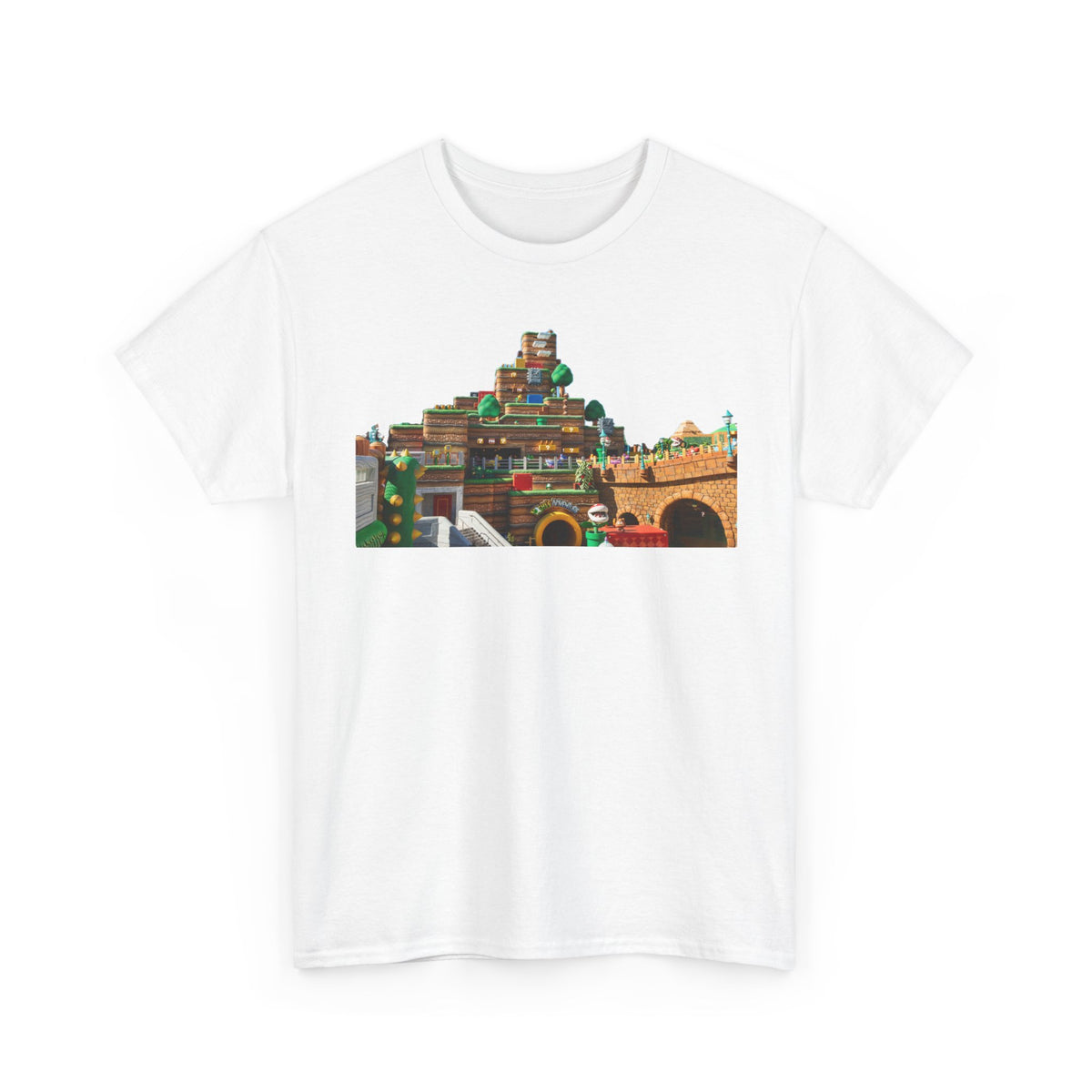 Epic Universe T-Shirt — Colorful Vintage Train Station Illustration Tee