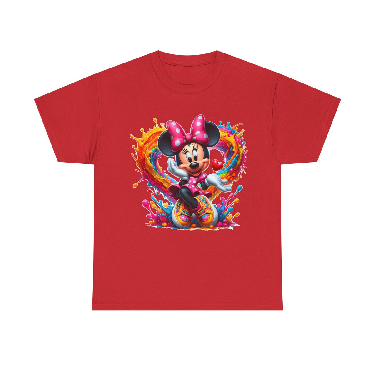 Minnie Mouse Unofficial Color Splash T‑Shirt