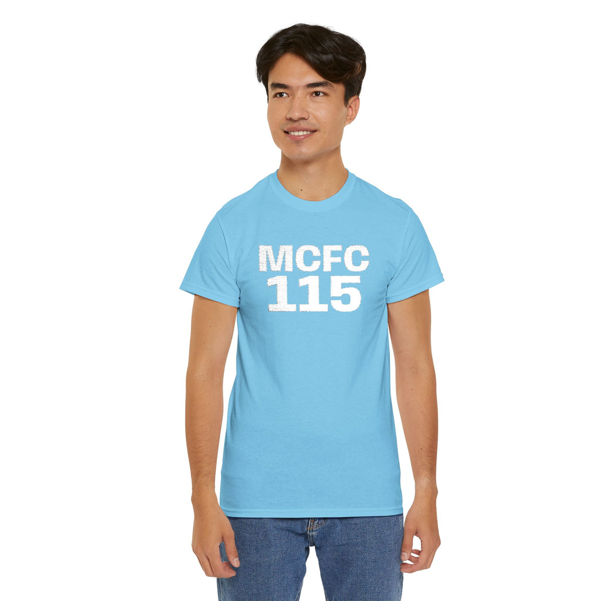 MCFC 115 T-Shirt — Vintage Football Club Number Tee