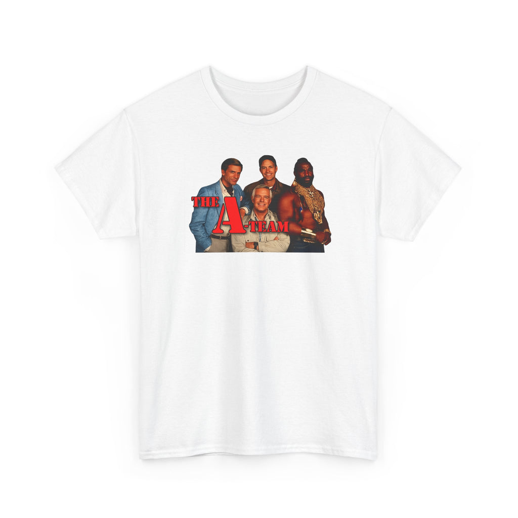 A-Team Graphic Tee — Retro TV Series Logo & Character Poster T-Shirt