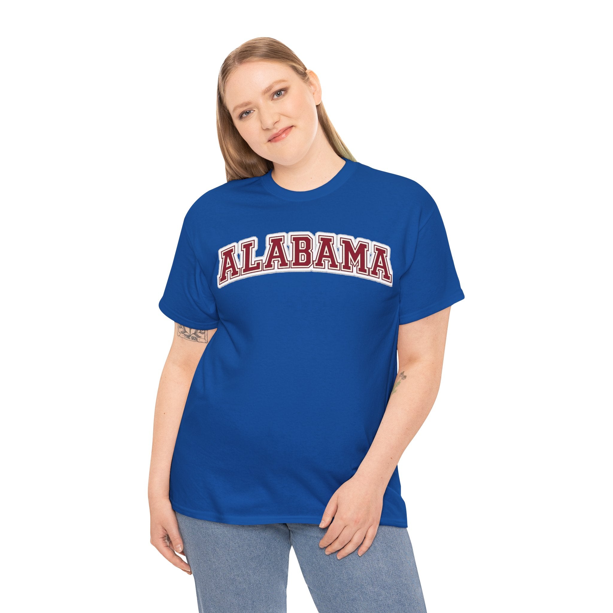 Alabama Arch Logo Tee – Crimson College Pride T‑Shirt