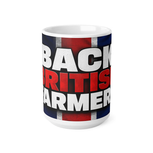 Back British Farmers Mug – Union Jack Ceramic Coffee Cup (11oz & 15oz)
