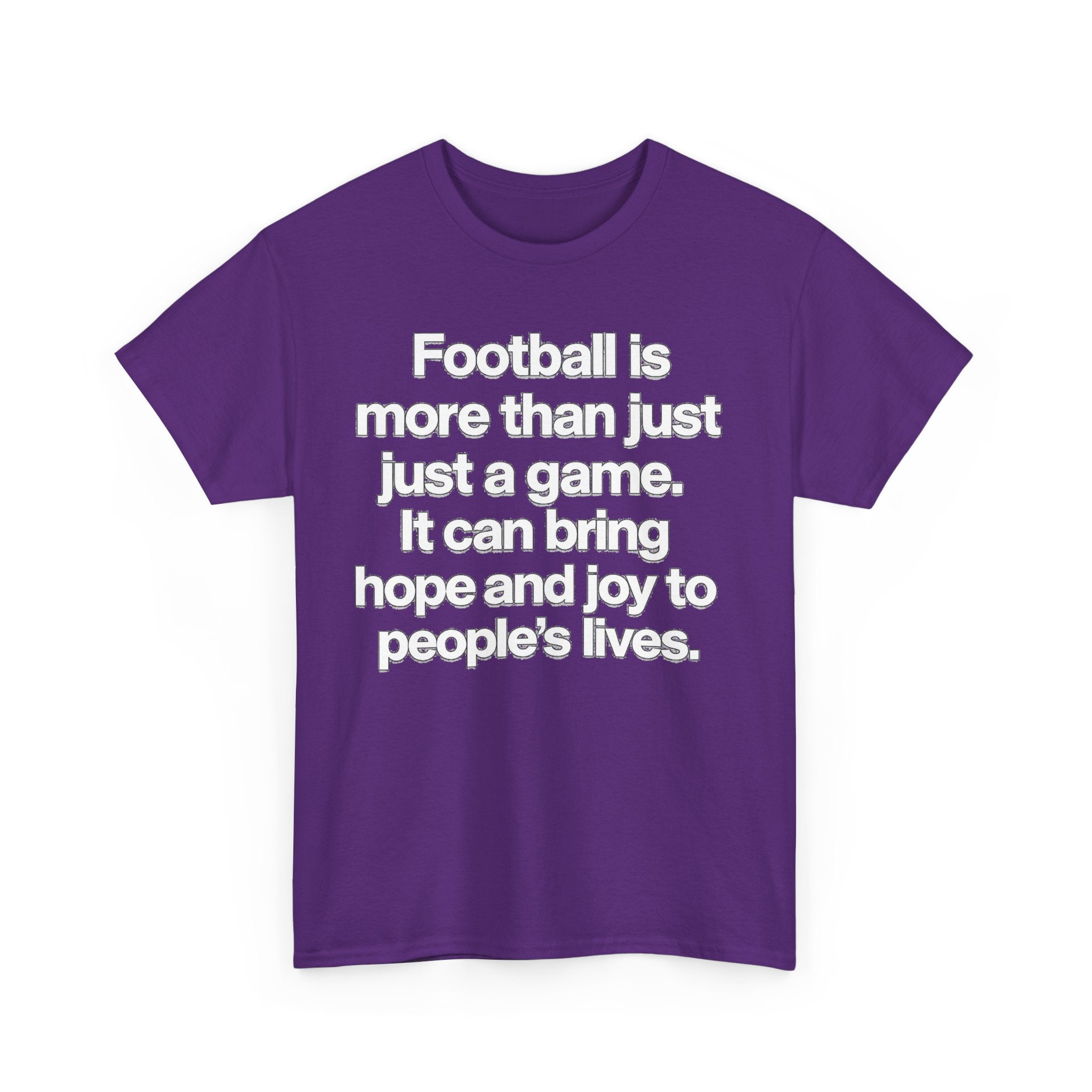 Football Is More Than Just a Game T-Shirt – Inspirational Soccer Quote Tee