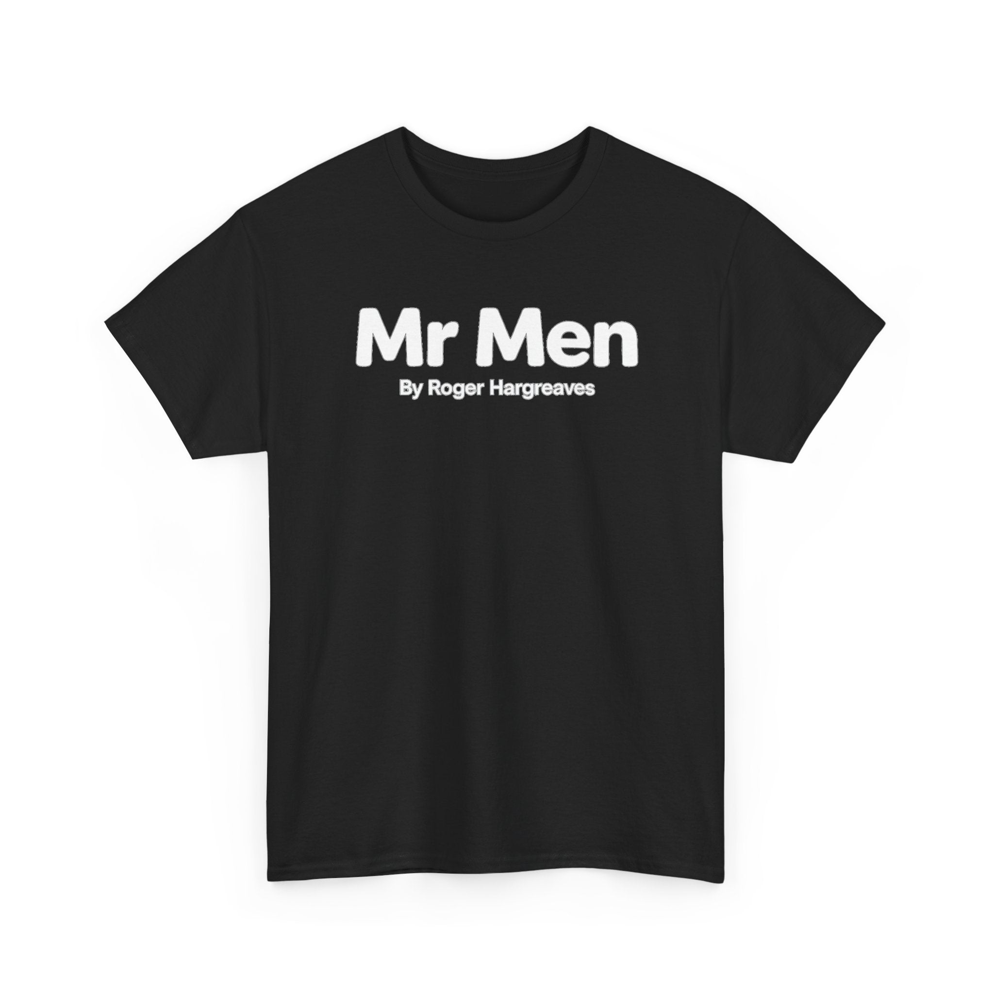 Mr Men T-Shirt – Retro 'Mr Men by Roger Hargreaves' Logo Tee