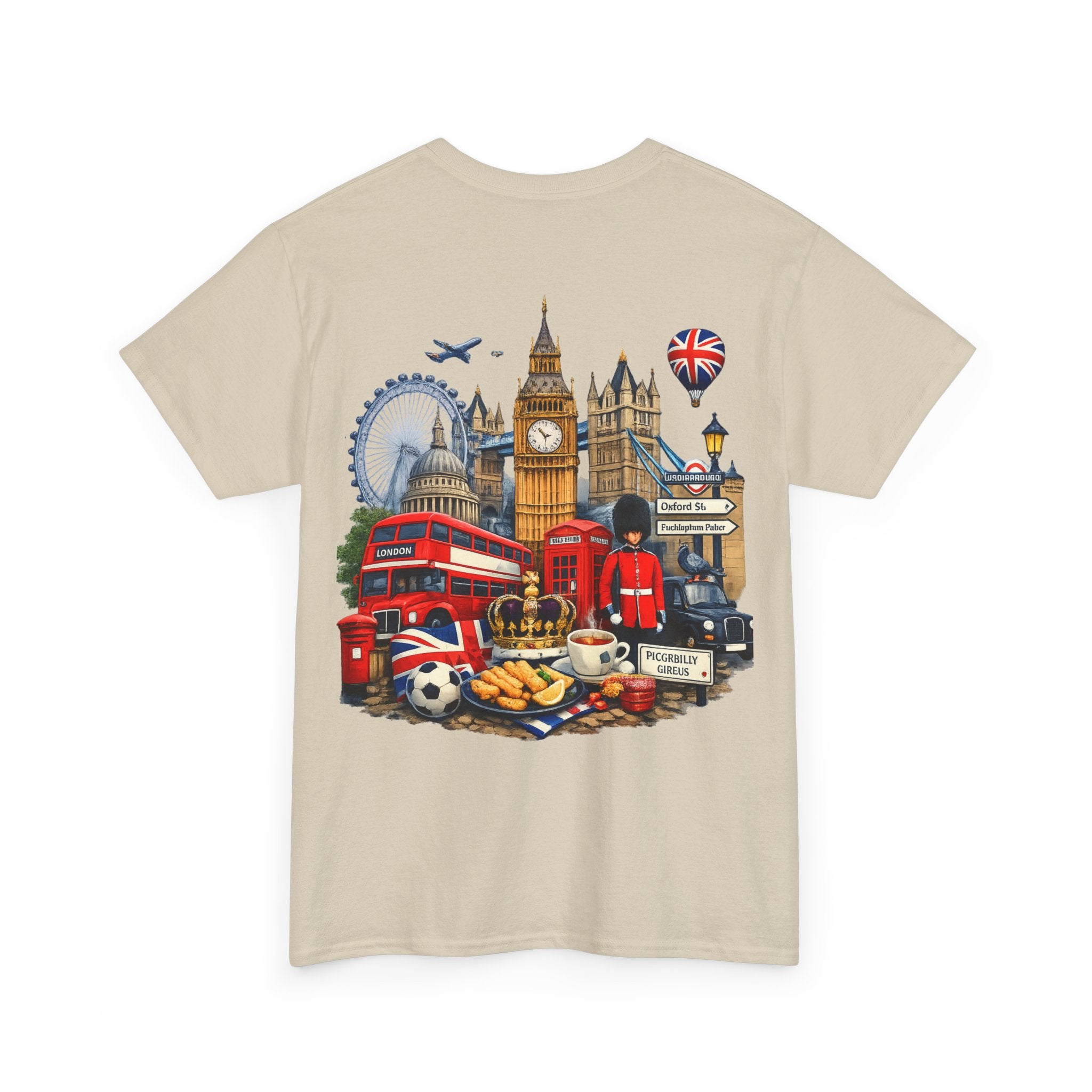 London Landmarks T‑Shirt — British Icons Collage Tee