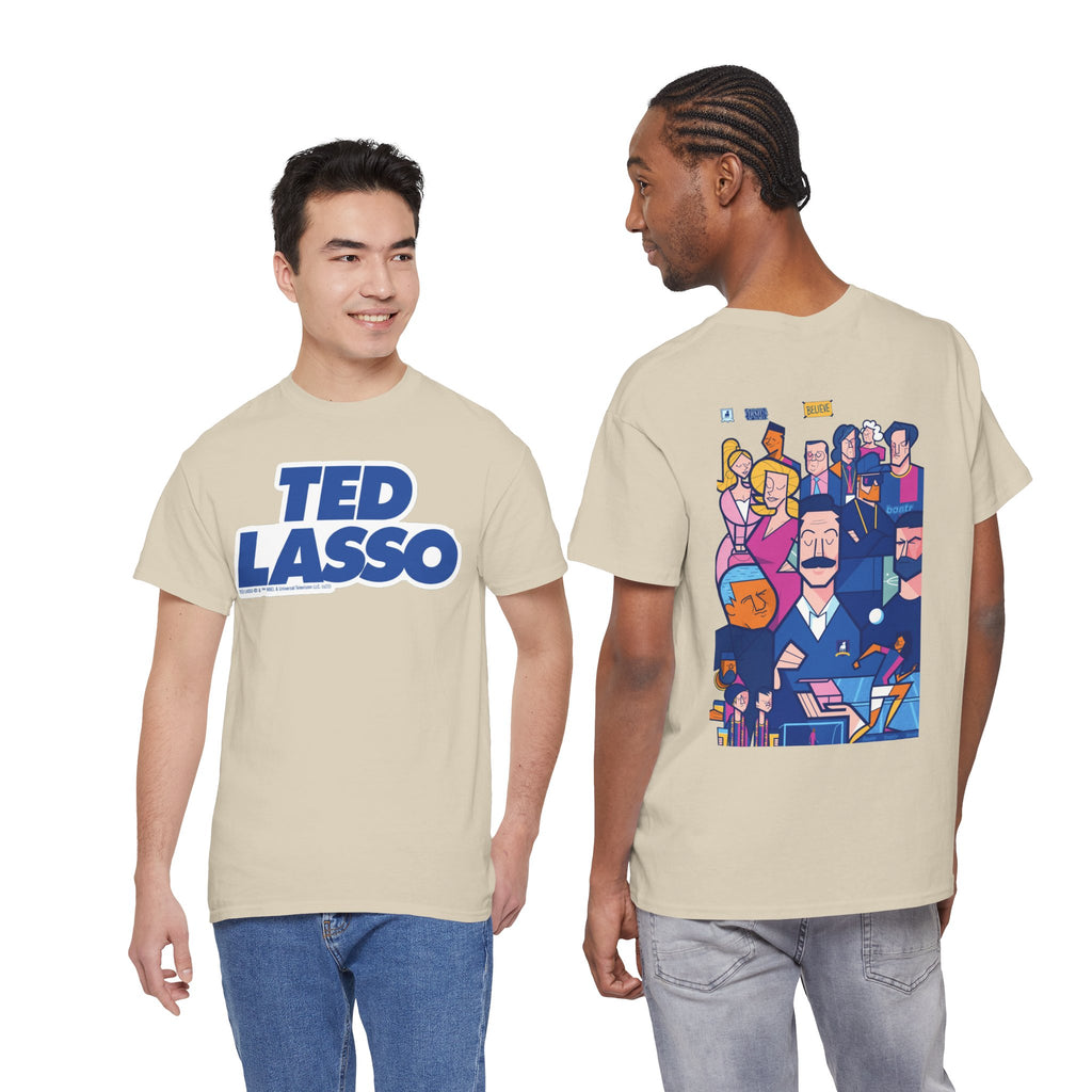 Ted Lasso Inspired Graphic Tee — Retro Team Illustration