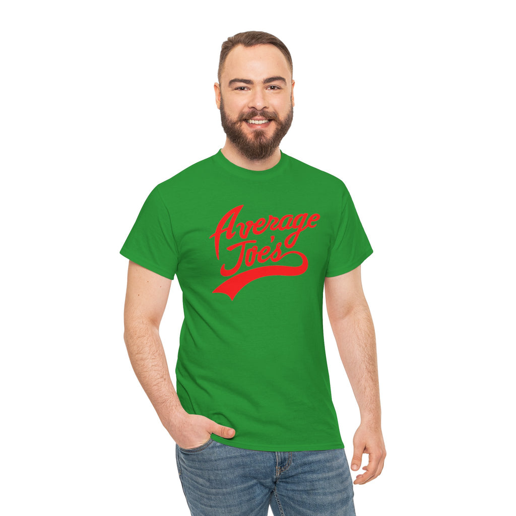 Average Joe's Graphic Tee — Retro Script White T-Shirt