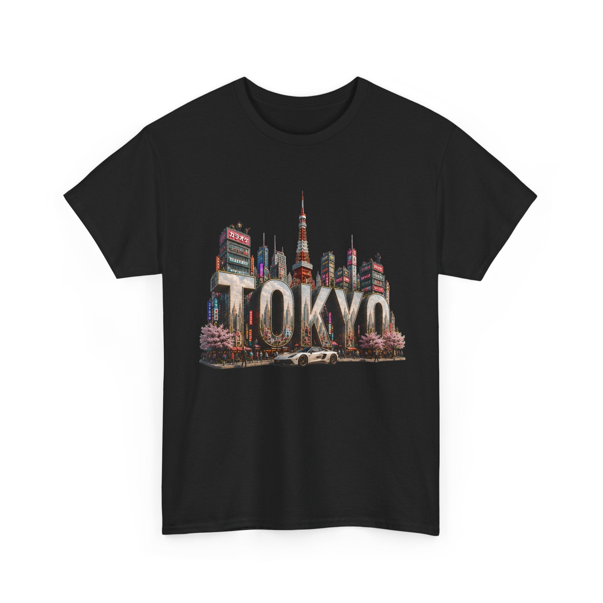 Tokyo Skyline T-Shirt — Vintage Cityscape Graphic Tee