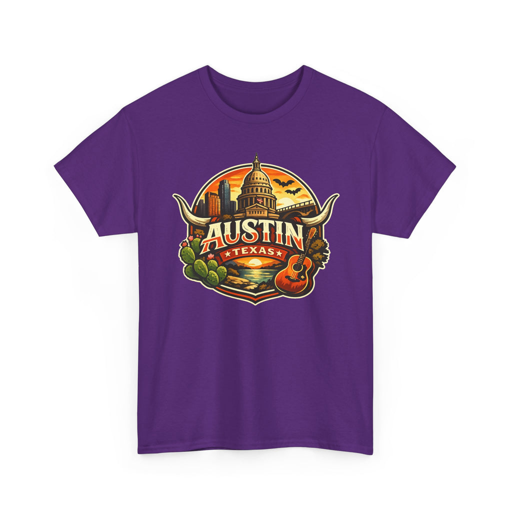 Austin Texas Vintage Travel T-Shirt