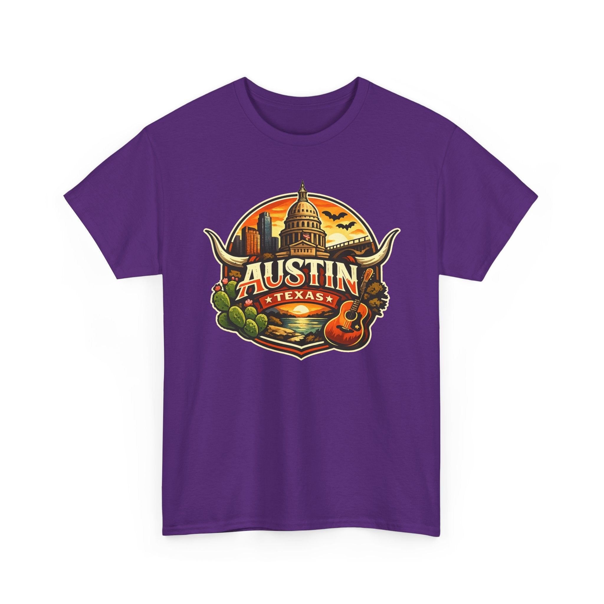 Austin Texas Vintage Travel T-Shirt