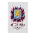 Aston Villa Waffle Tea Towel — Double-Sided Football Club Kitchen Towel