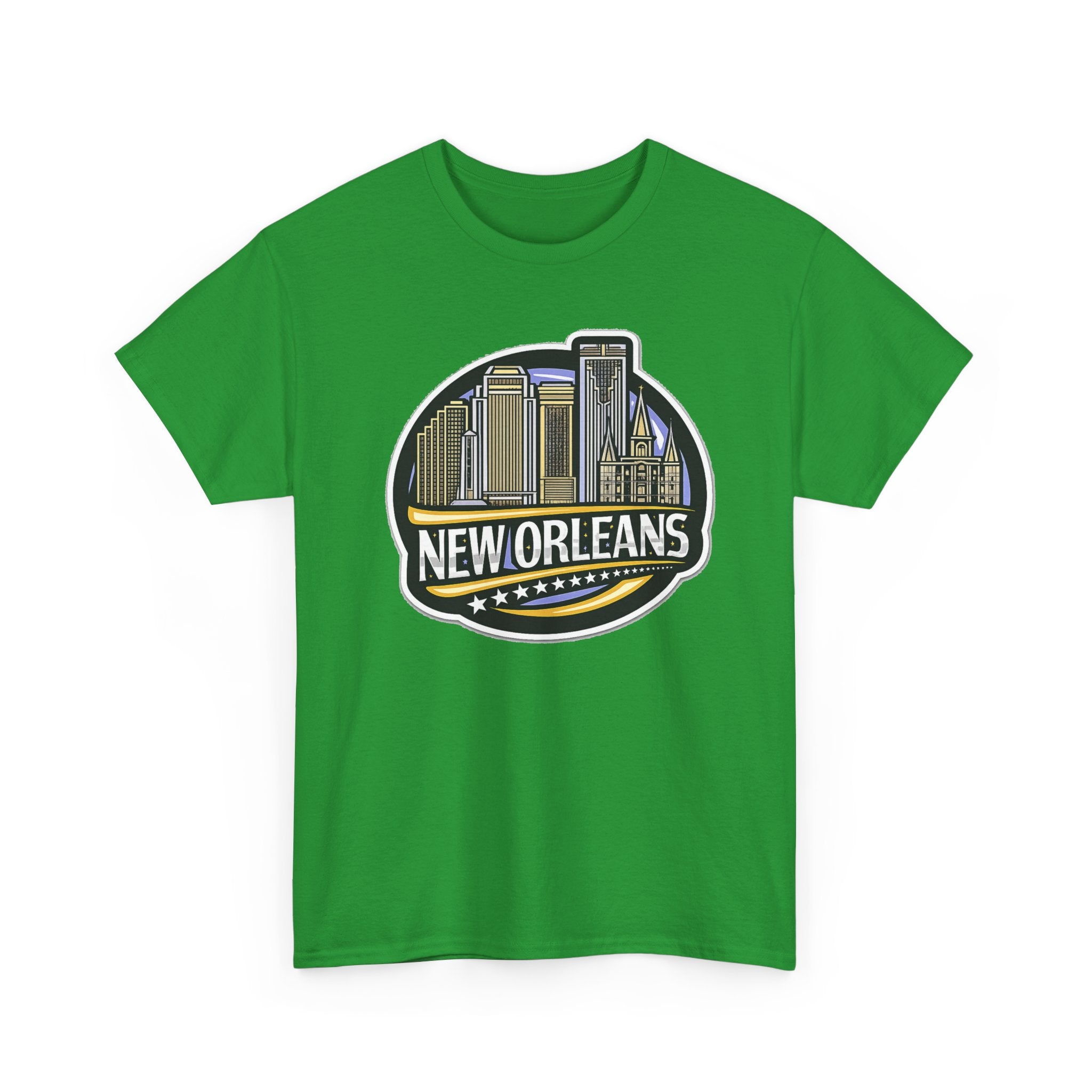 New Orleans Skyline Cotton T-Shirt — City Badge Tee