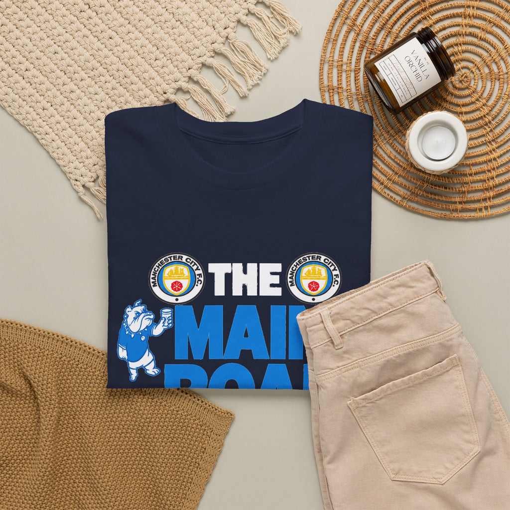 Maine Road Massacre Retro Cotton T-Shirt — Man City 5 vs Man Utd 1 Retro September 1989 Derby T‑Shirt
