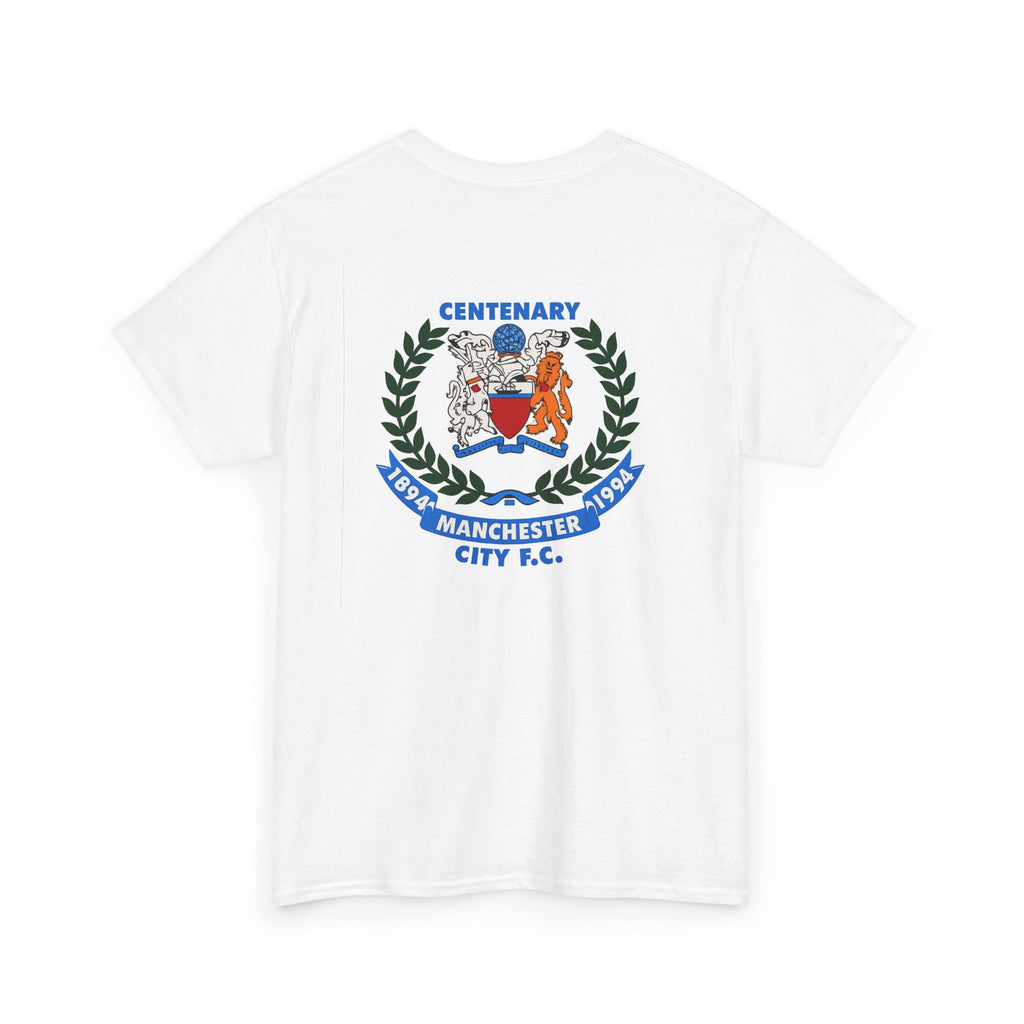 Centenary Manchester City FC Crest Tee — 1894–1994 Commemorative Shirt