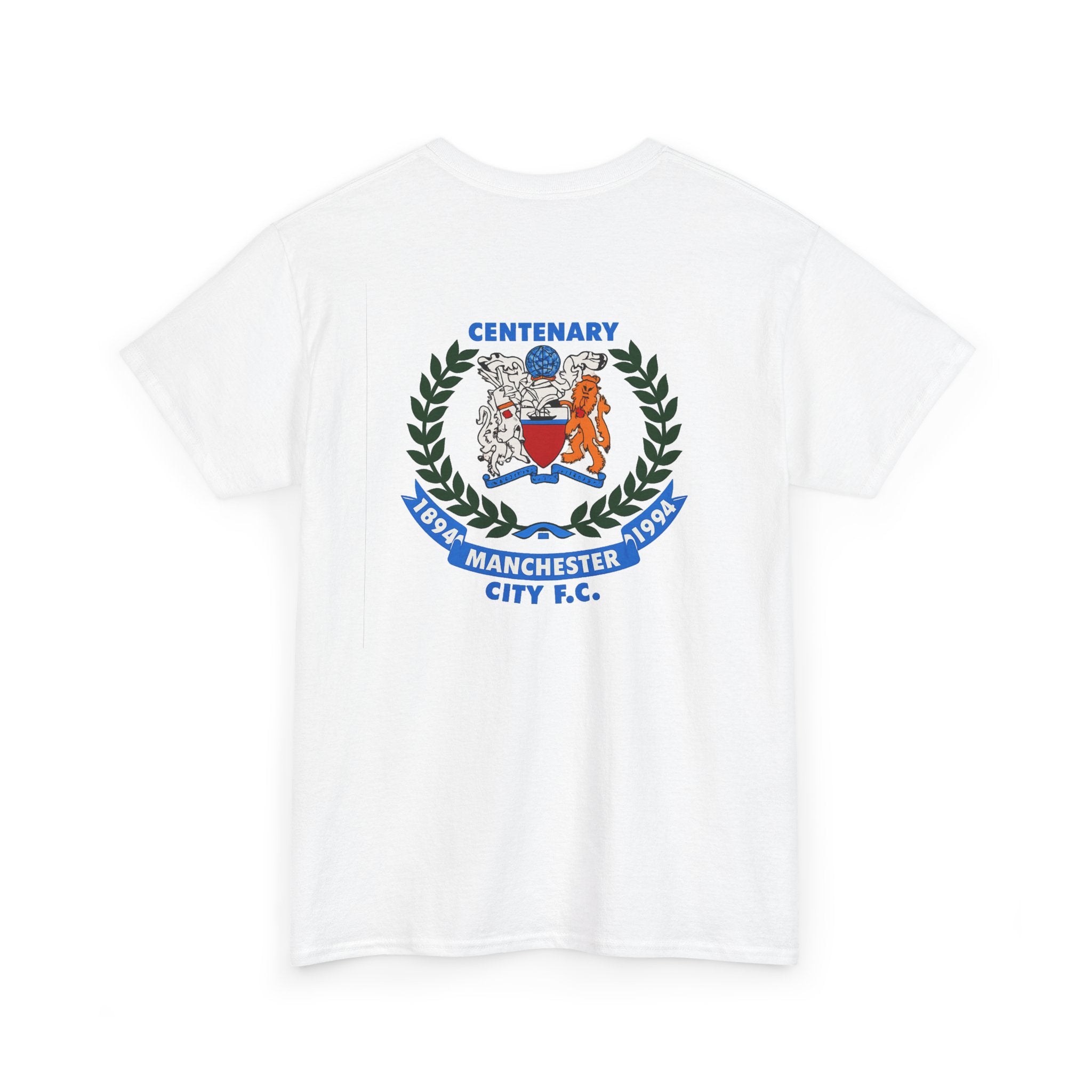 Centenary Manchester City FC Crest Tee — 1894–1994 Commemorative Shirt